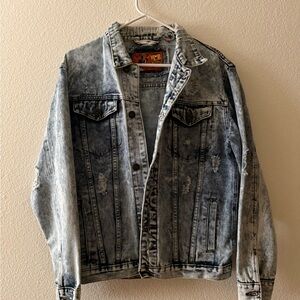 Classic Distressed Denim Jacket